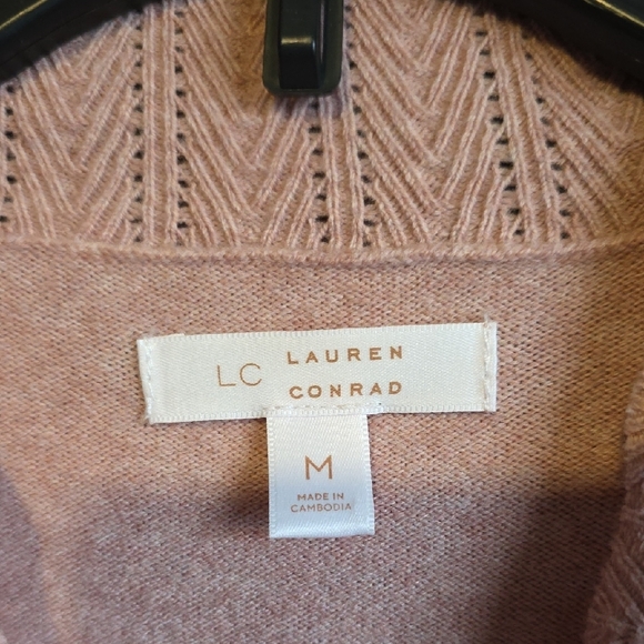 LC Lauren Conrad Blush Knit Turtleneck Sweater - Picture 2 of 3